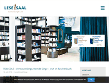 Tablet Screenshot of lesesaal-hamburg.de